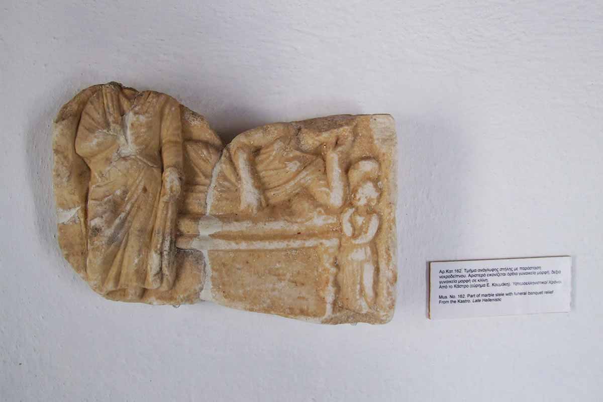 Έκθεμα από το αρχαιολογικό μουσείο Σίφνου